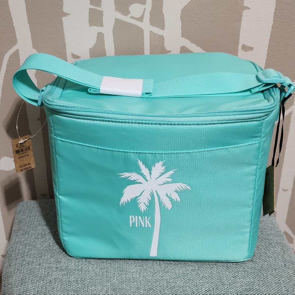 PINK: Aqua/Teal Soft Cooler Bag